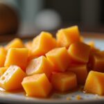 Délice onctueux de patates douces et carottes, sublimé par un voile de lait de coco