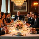 Les clés pour entamer une conversation captivante à table lors d’un dîner