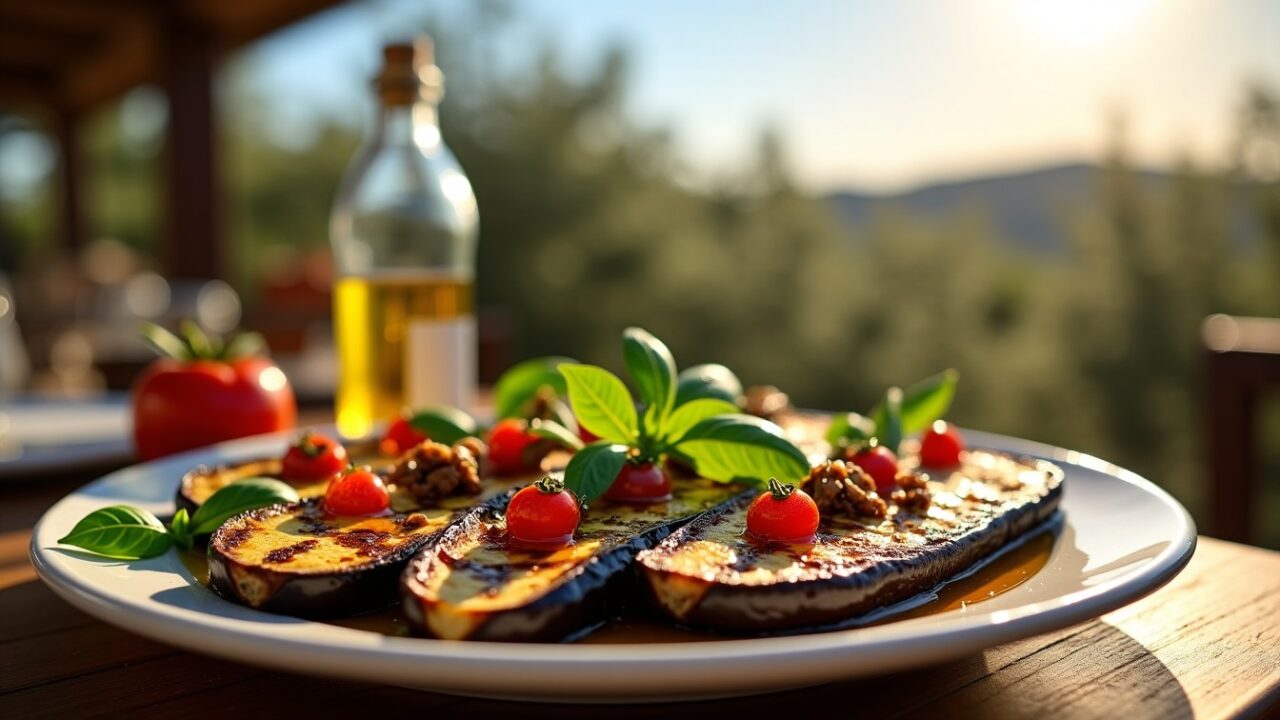 Aubergines grillées à l’italienne : un voyage gourmand aux saveurs authentiques