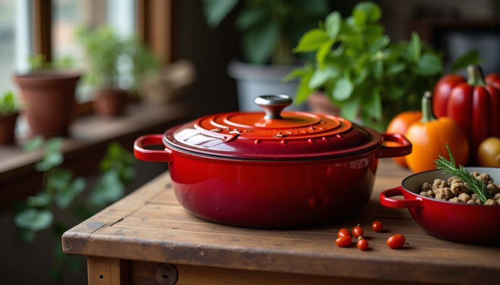 La cocotte Le Creuset : l'alliance parfaite entre élégance, tradition et art culinaire