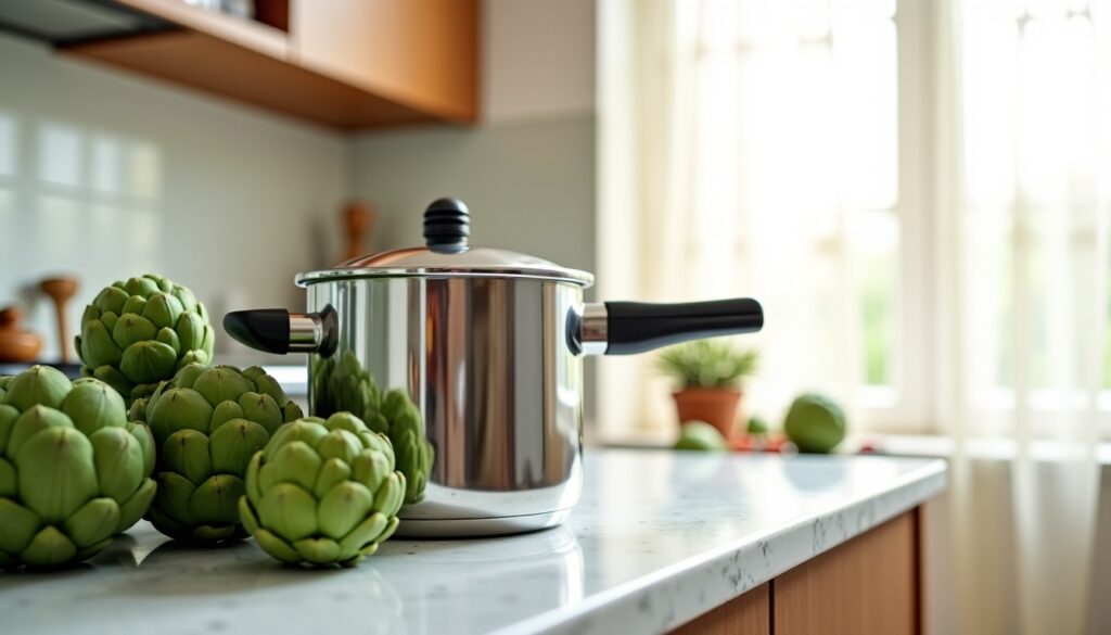 Artichaut en cocotte-minute : le guide rapide et pratique pour une cuisson parfaite