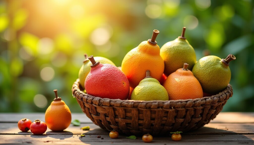 Explorez notre sélection gourmande de fruits commençant par la lettre J