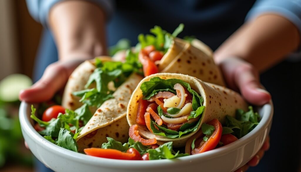 Wraps apéritifs frais : la recette simple et savoureuse à découvrir sans plus attendre !