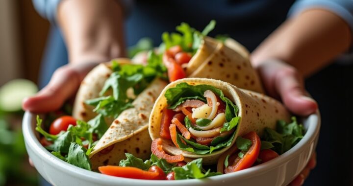 Wraps apéritifs frais : la recette simple et savoureuse à découvrir sans plus attendre !