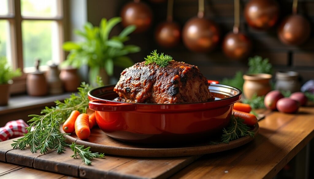 Rôti de bœuf en cocotte : une explosion de saveurs et une tendreté incomparable