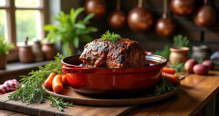 Rôti de bœuf en cocotte : une explosion de saveurs et une tendreté incomparable