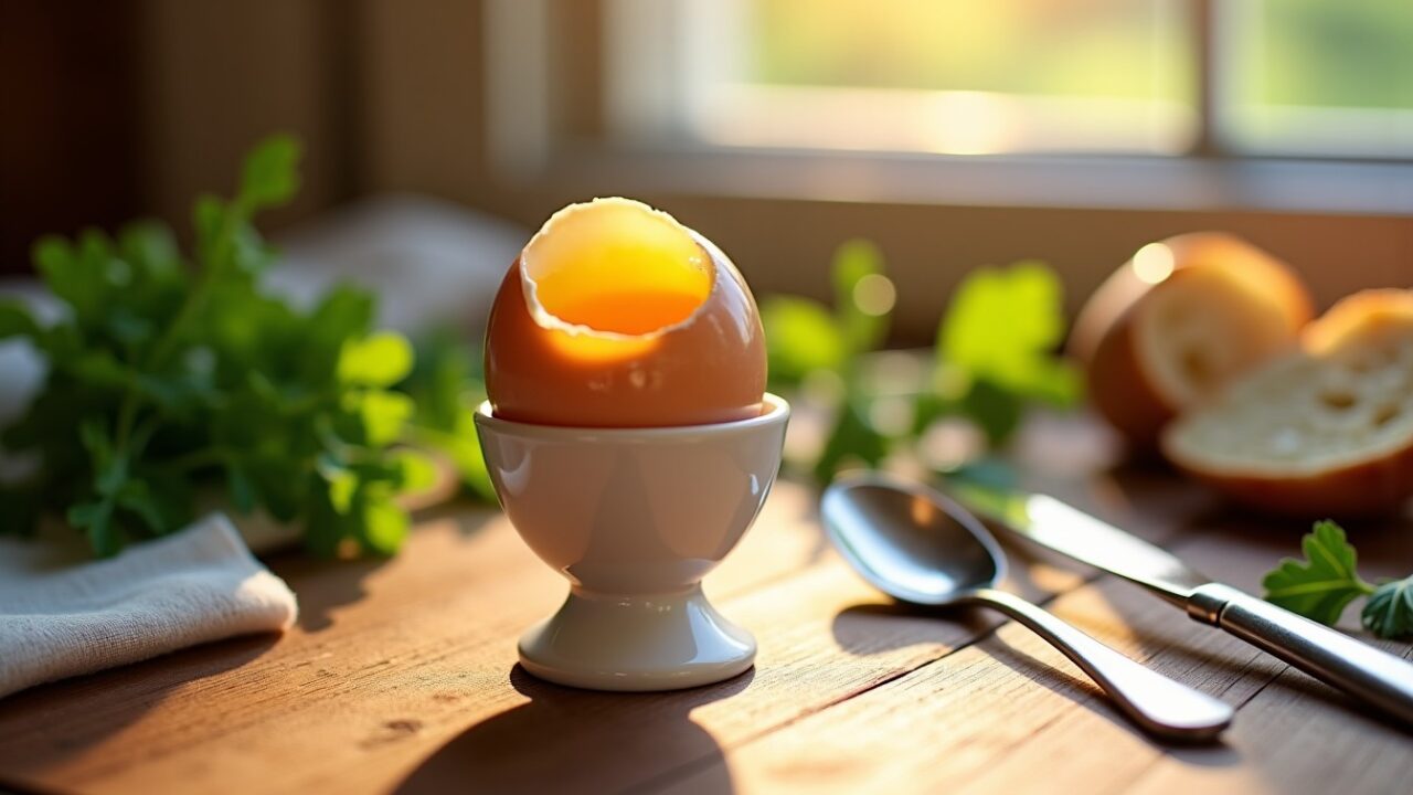 Le secret d&rsquo;un timing parfait pour une cuisson impeccable de l&rsquo;œuf à la coque