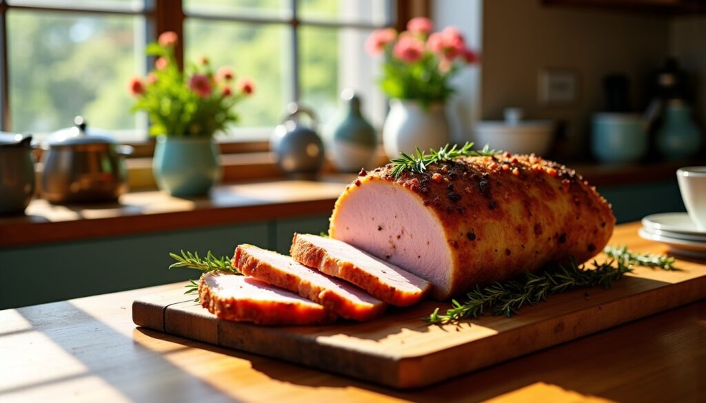 La méthode infaillible pour réussir la cuisson d’un rôti de porc de 800g : l’astuce surprenante à connaître !