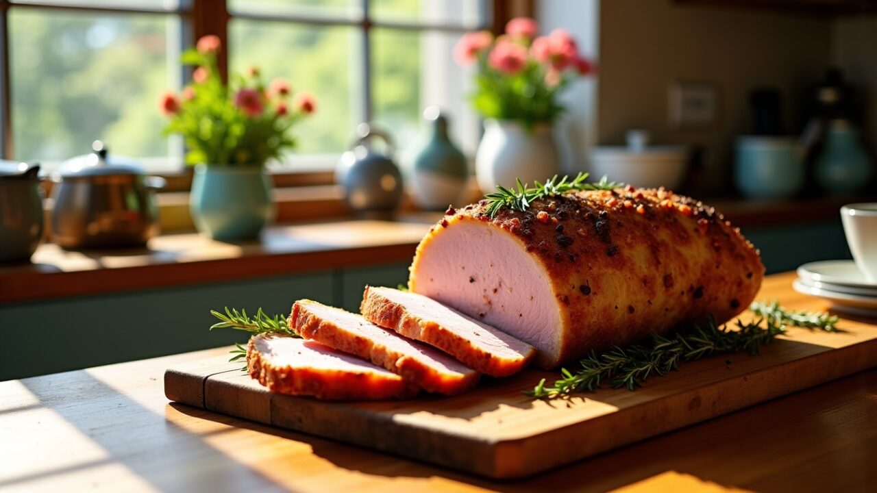 La méthode infaillible pour réussir la cuisson d’un rôti de porc de 800g : l’astuce surprenante à connaître !