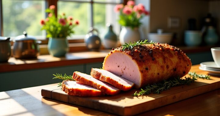 La méthode infaillible pour réussir la cuisson d’un rôti de porc de 800g : l’astuce surprenante à connaître !