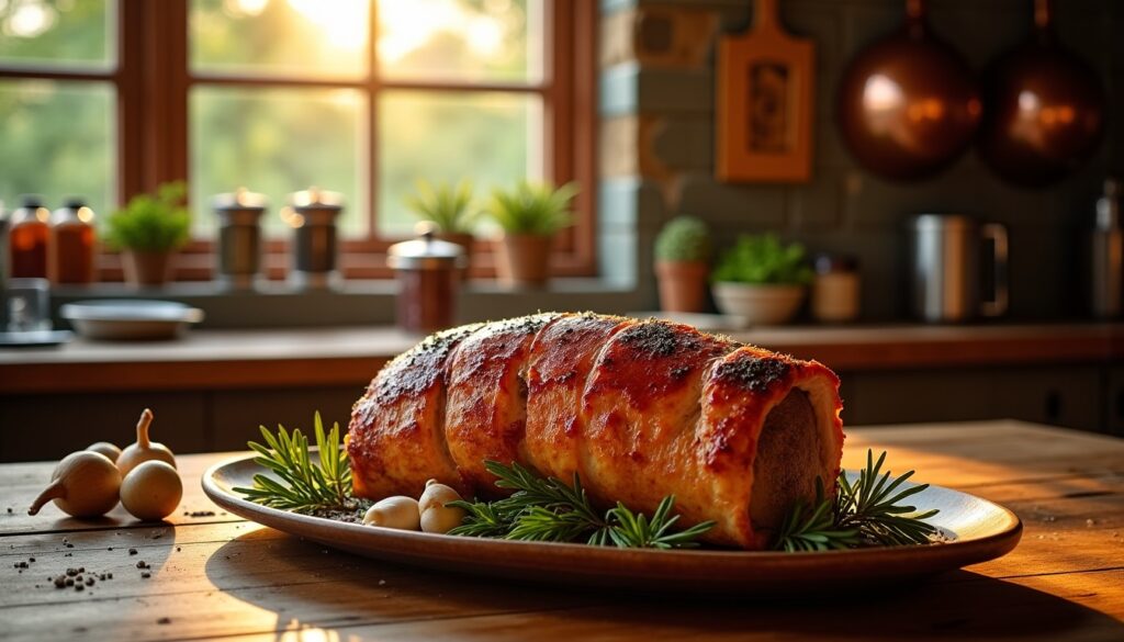Les secrets pour un rôti de porc au four parfaitement doré et tendre