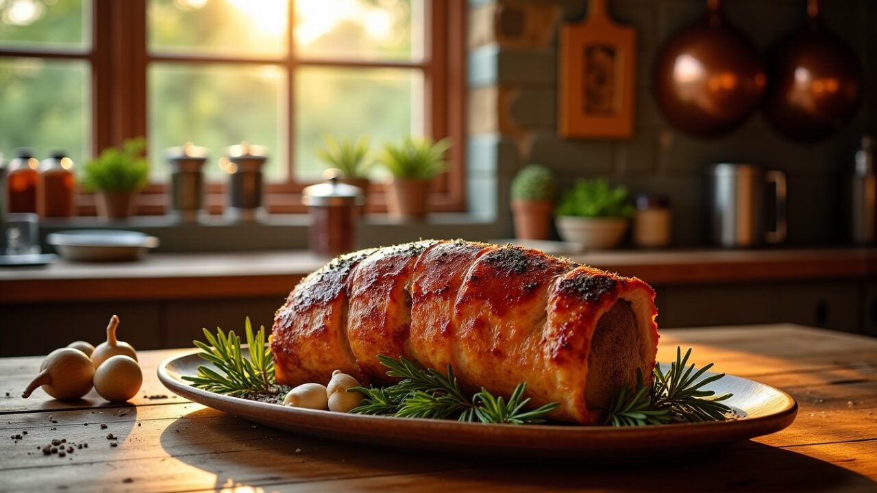 Les secrets pour un rôti de porc au four parfaitement doré et tendre