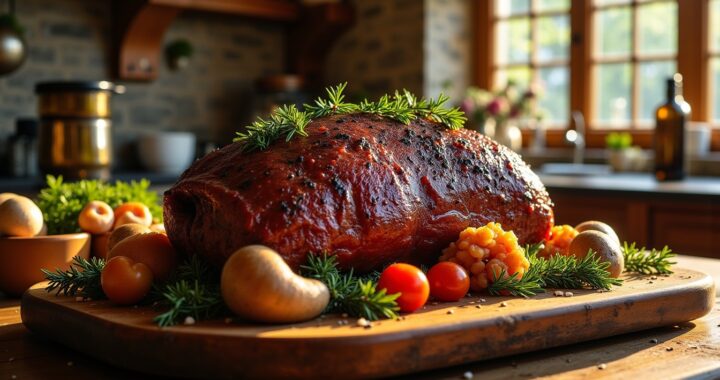 Savourez la Forêt : Recette Facile et Parfaite de Rôti de Sanglier au Four pour les Amoureux du Gibier