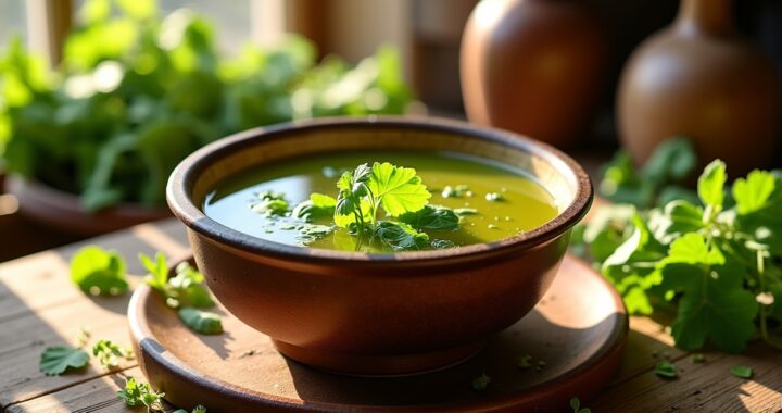 Soupe de printemps à l’oseille : une explosion acidulée pour régaler vos papilles
