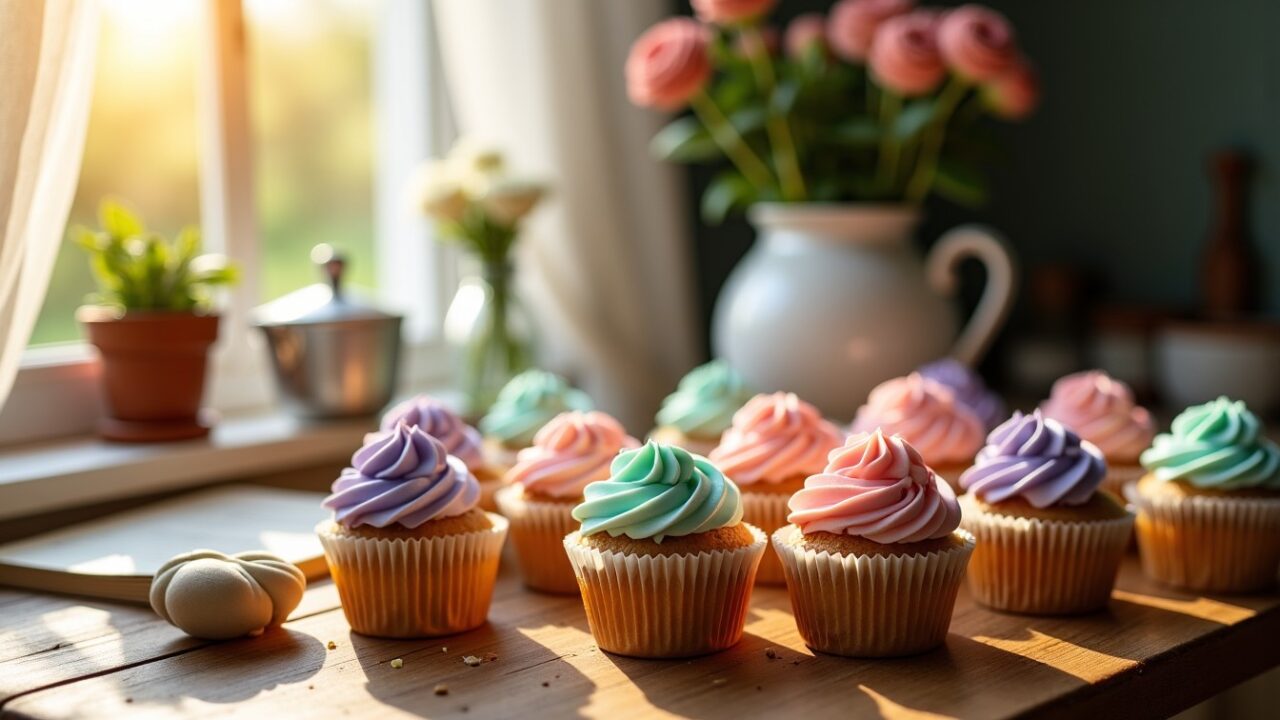 Cupcakes moelleux à souhait : plongez dans l&rsquo;univers d&rsquo;un glaçage exquis et inédit