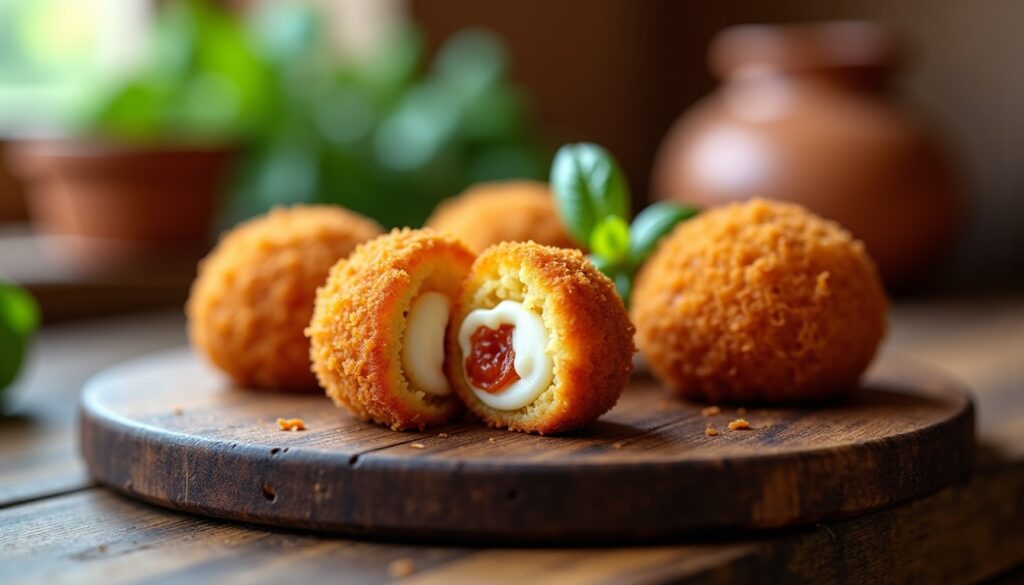 Arancini italiens : découvrez les croquettes de riz moelleuses et leurs délicieuses variantes