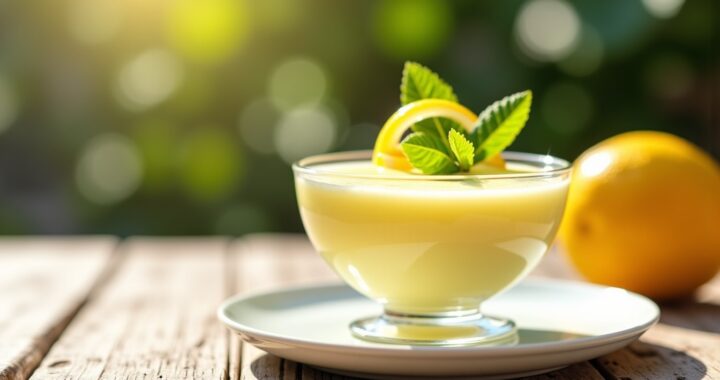 Crème au citron : un dessert italien acidulé à savourer absolument