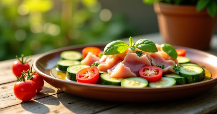 Courgettes, thon et tomates : une symphonie estivale aux saveurs italiennes