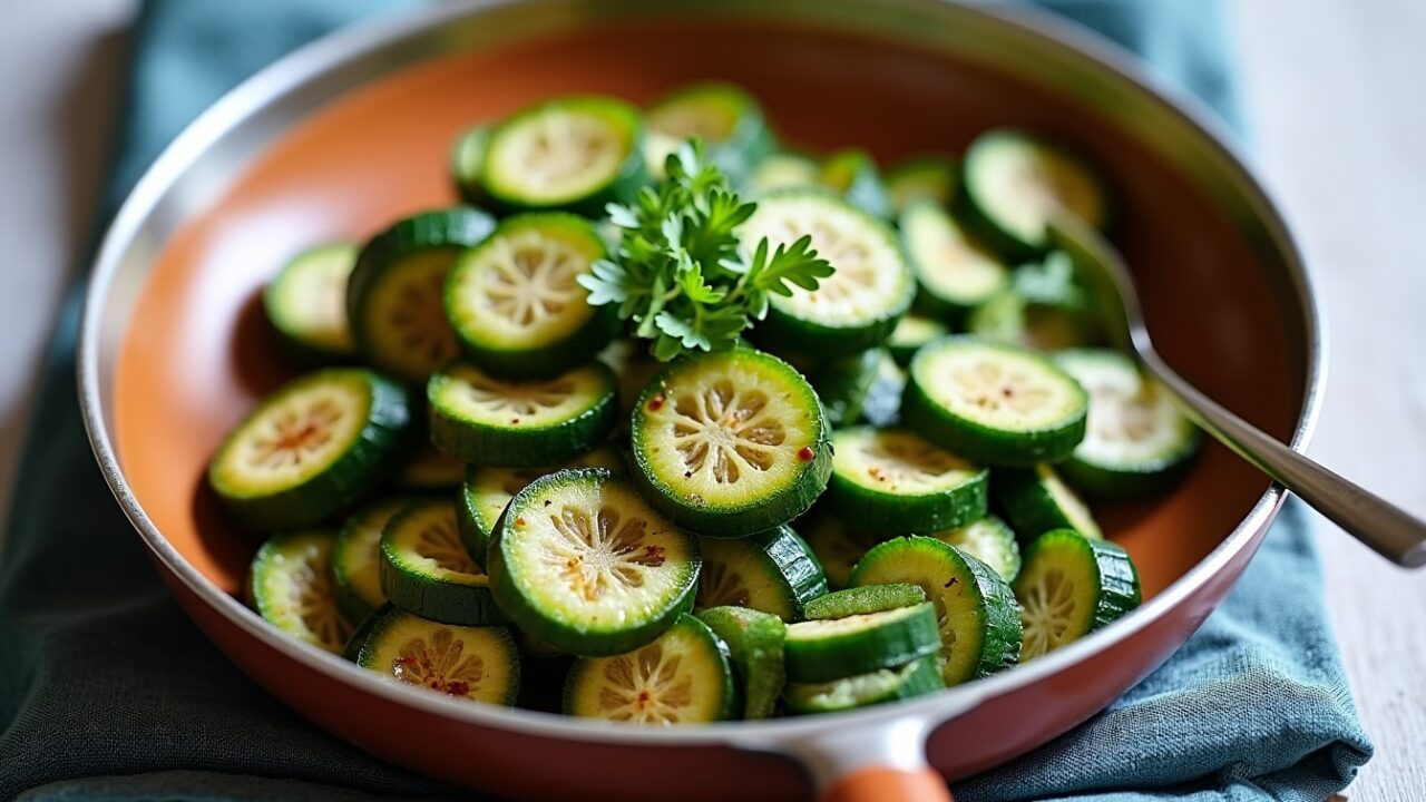 Courgettes sautées à l’ail et au persil : une recette rapide alliant fraîcheur et simplicité