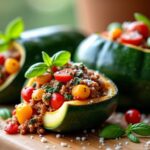 Courgettes rondes farcies façon italienne : une explosion de saveurs méditerranéennes et une présentation surprenante