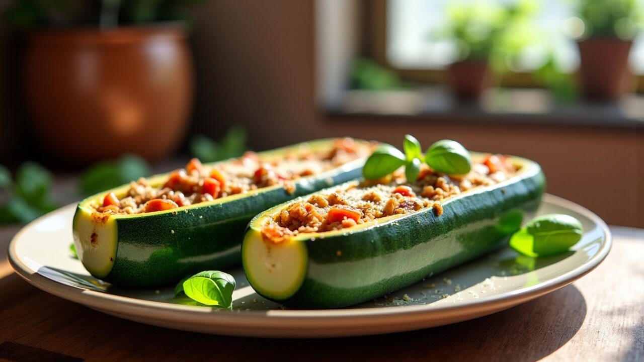 Courgettes farcies à l’italienne : recettes traditionnelles et savoureuses options végétariennes