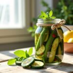 Courgettes marinées à l'italienne : une conserve parfumée façon Ligurie