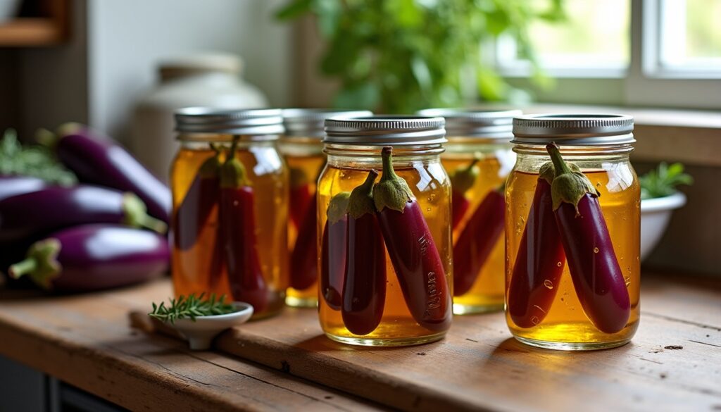 Préparez vos conserves d’aubergine grillée maison : recette facile et astuces pour une stérilisation réussie