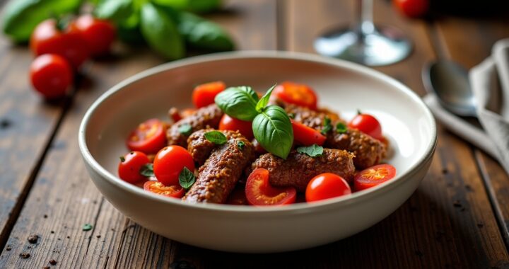 Chair à saucisse et tomate : une revisitaiton gourmande du classique italien