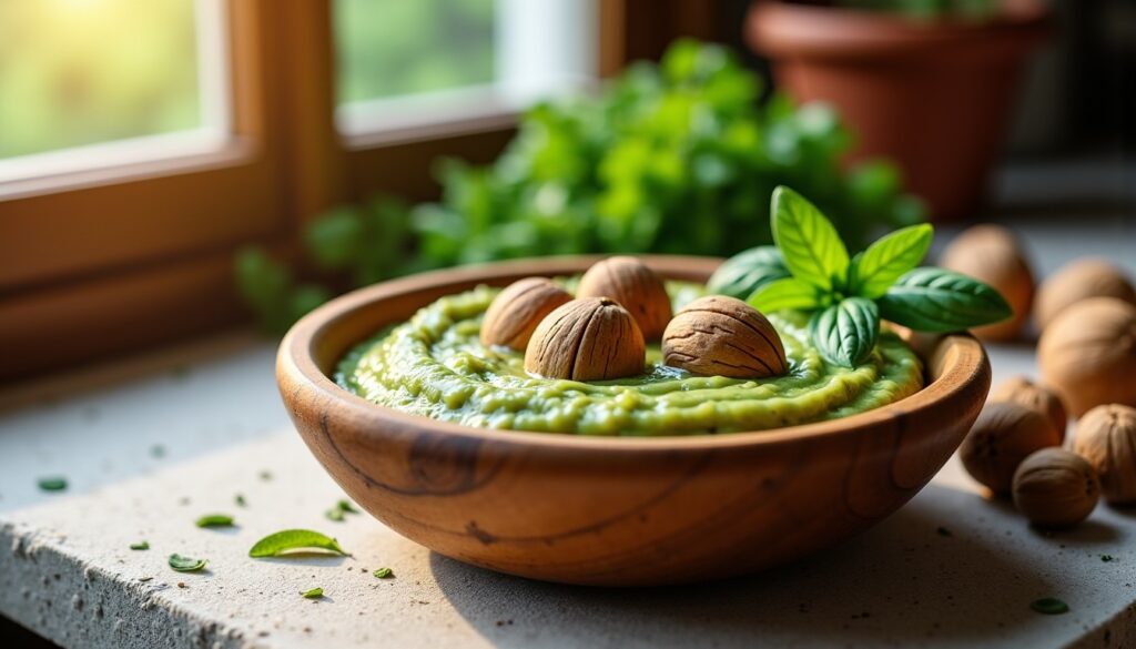 La salsa di noci : la délicieuse sauce aux noix de Ligurie