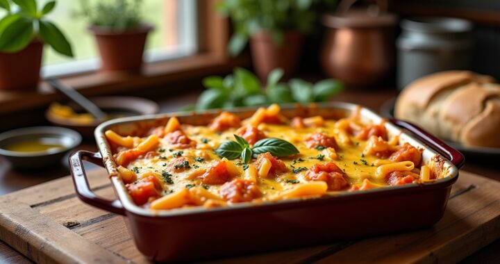 Gratin de pâtes à l&rsquo;italienne : une recette conviviale, simple et pleine de goût