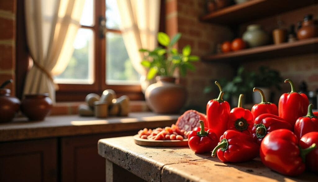 Saveurs de Calabre : l'alliance éclatante du piment et de la charcuterie