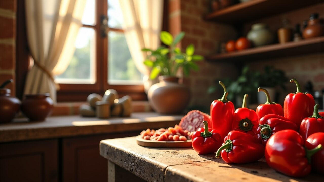 Saveurs de Calabre : l&rsquo;alliance éclatante du piment et de la charcuterie